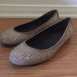 Stuart Weitzman Studded Flats